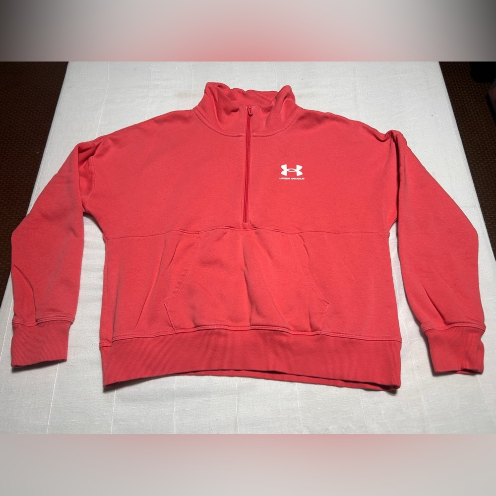 Under Armour Women's Coral Half-Zip Sweater